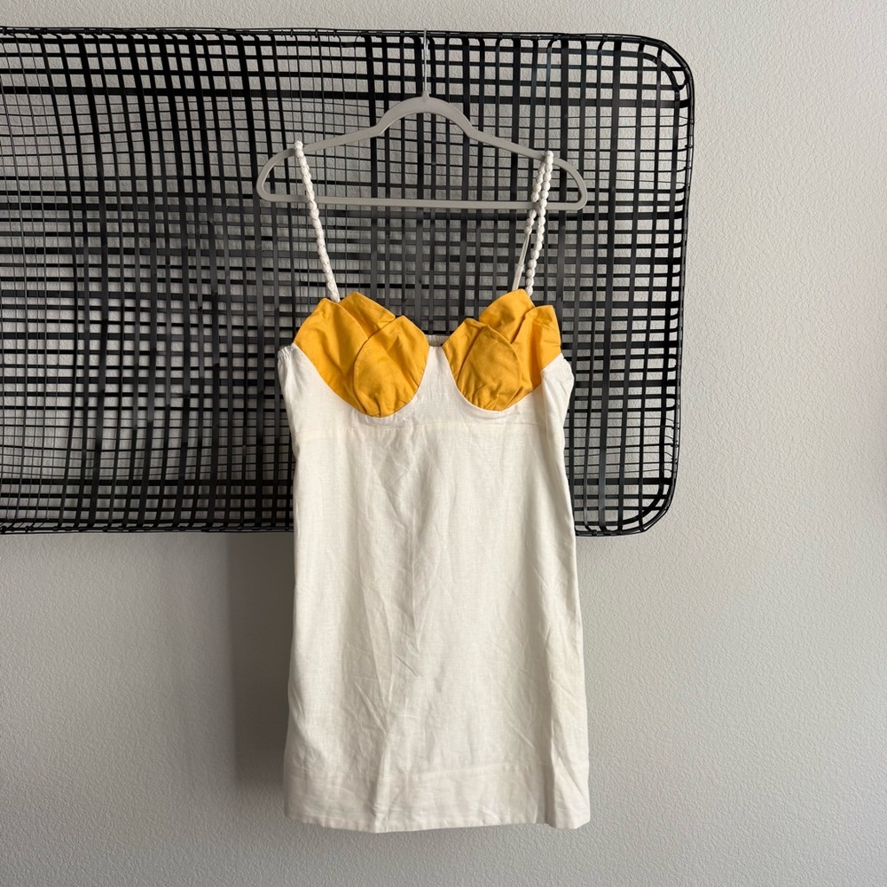 Farm Rio Anthropologie linen blend mini dress - Picture 2 of 10